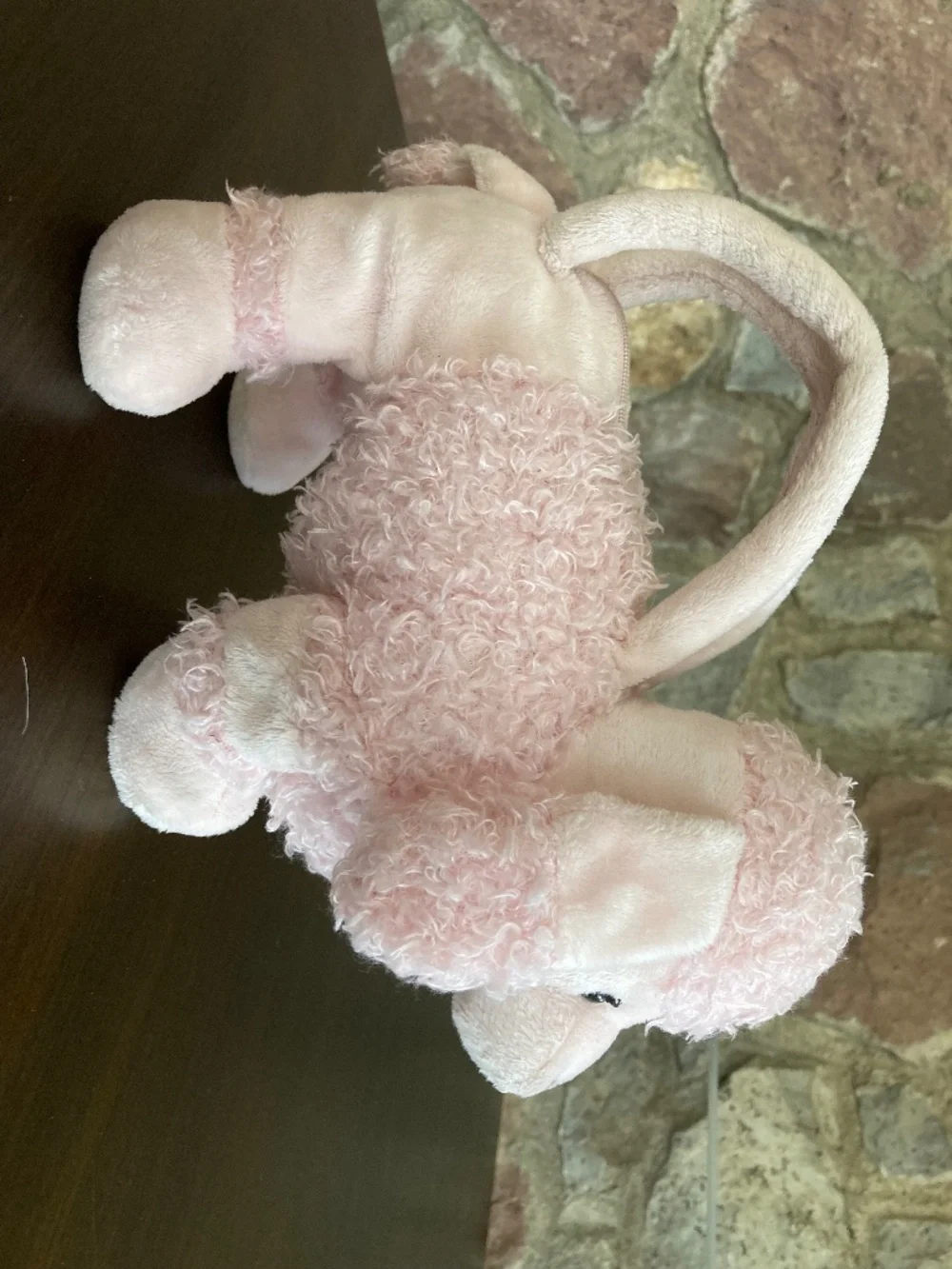 🐩 GANZ Plush Poodle Purse Pink
